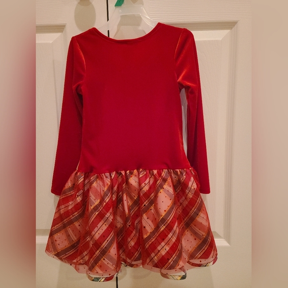 Bonnie Jean Christmas Dress Girls Size 5 - Picture 2 of 2